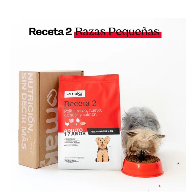 Maka Receta 2 Adulto Raza Peque&ntilde;a 4 kg,Original... image number null
