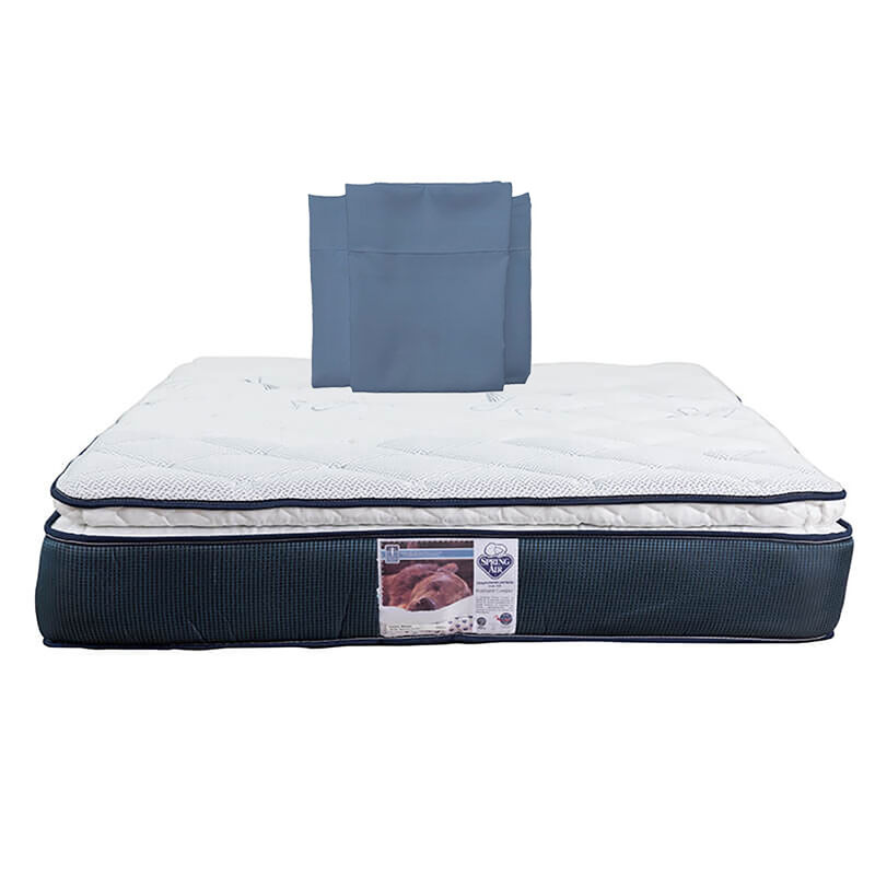 Colch&oacute;n Queen size Spring Air M&oacute;naco + S&aacute;banas ... image number null