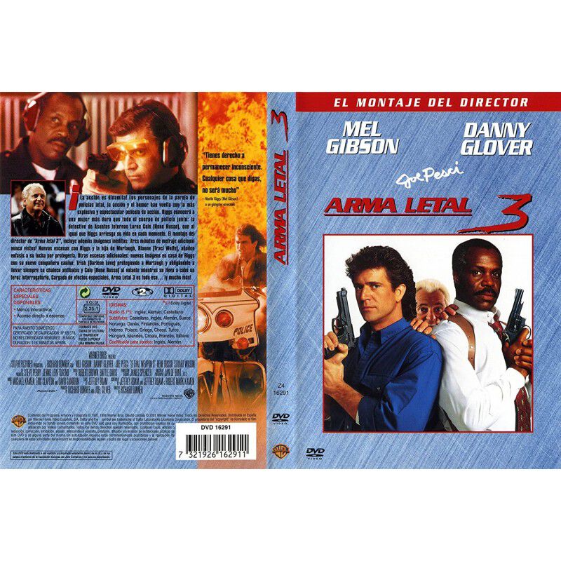 Arma Letal 3 - Dvd, Montaje Del Director image number null