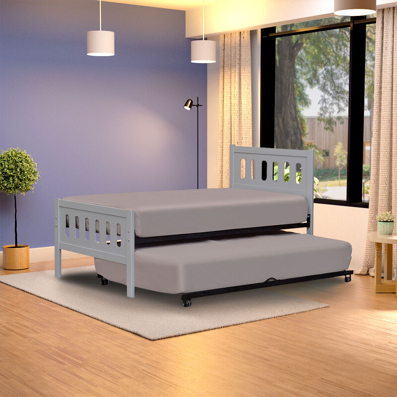 Cama Baja Cherokee Gris image number null