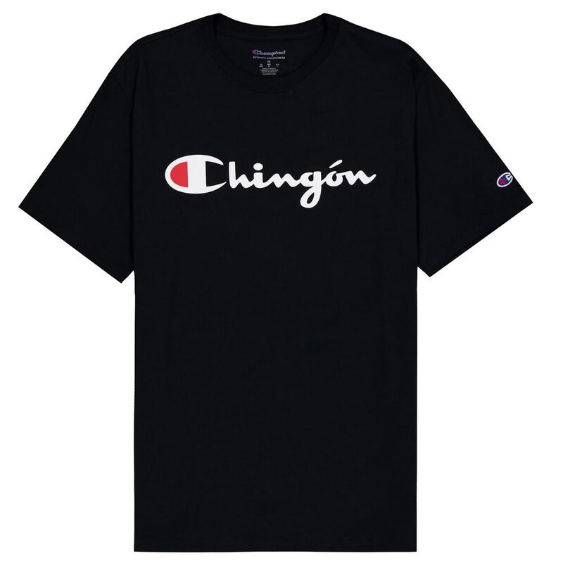 Playera Champion Chingon Script para Hombre image number null