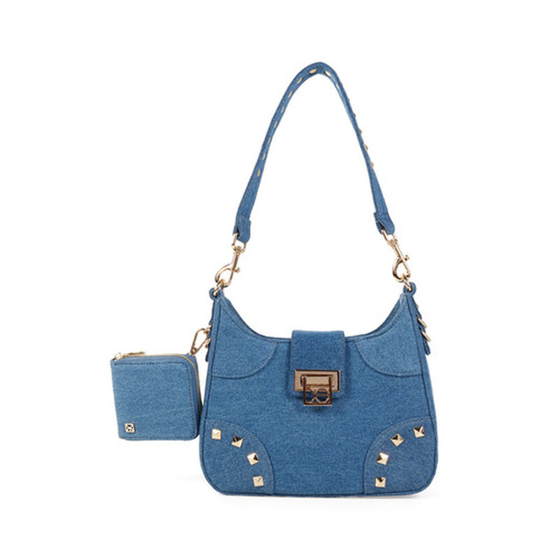 Bolso Cloe Hobo Mediano Color Azul Marino 2blcp... image number null