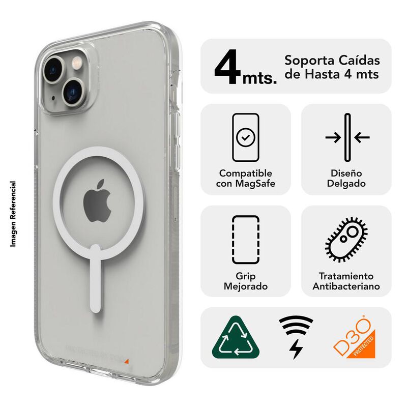 Funda Gear4 MagSafe iPhone 14 Plus - Transparen... image number null