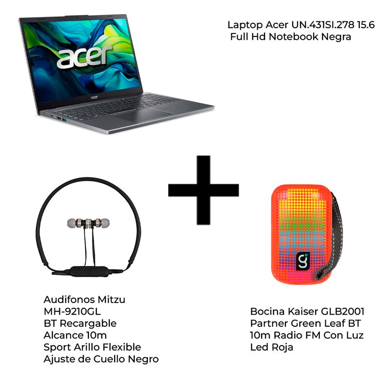 Combo Laptop Acer Un.431si.278 15.6 Full Hd Not... image number null