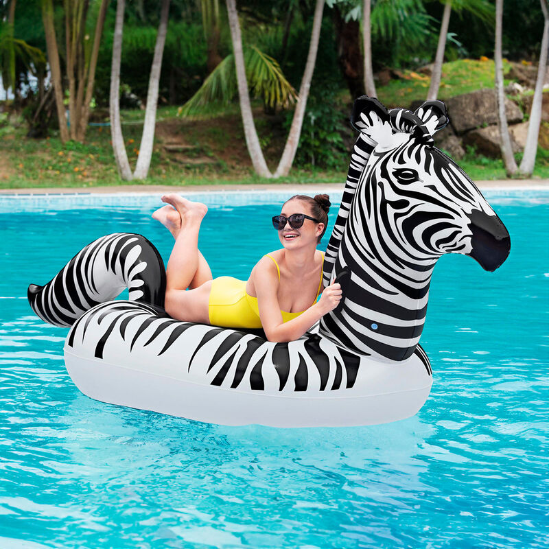 Flotador Montable Zebra 3 A&ntilde;os en Adelante con ... image number null