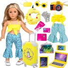 Set De Viaje De Ropa Y Accesorios Para Mu&ntilde;ecas De 18 Pulgadas
