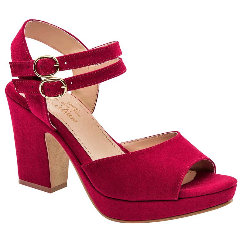 D'Cristian Zapatilla para mujer rojo image number null