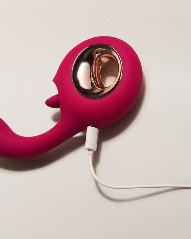 Dildo vibrador m&aacute;s movimientos de lengua | MON+ image number null