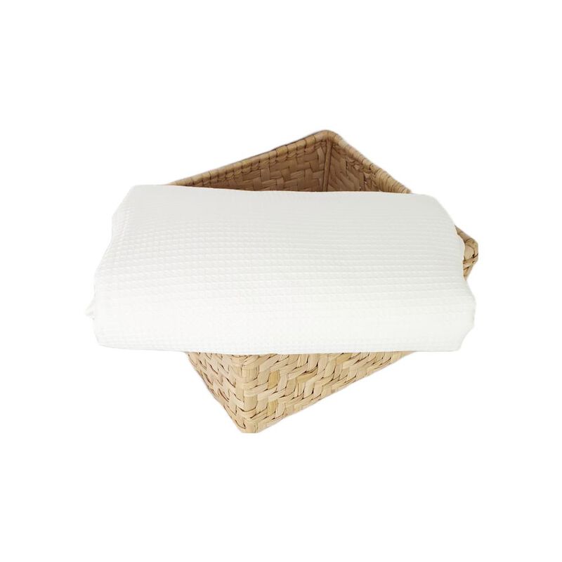 Colcha Waffle Color Hueso Estilo Hotel King Siz... image number null
