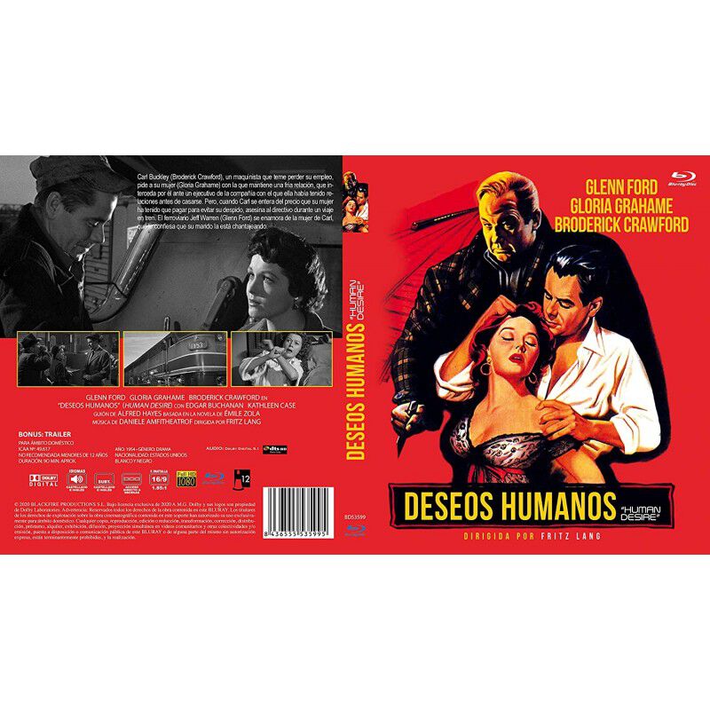 Deseos Humanos Bd 1954 Human Desire [blu-ray] image number null