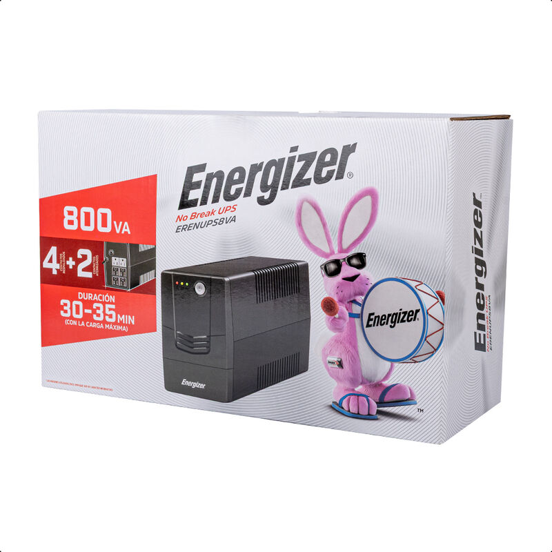 ENERGIZER No Break Ups 800va 480w Indicador Led... image number null
