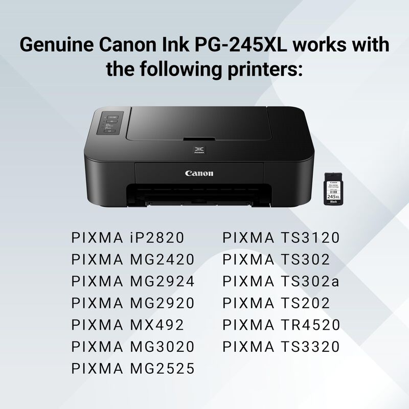 Cartucho De Tinta Canon Pg-245 Xl Original Negr... image number null