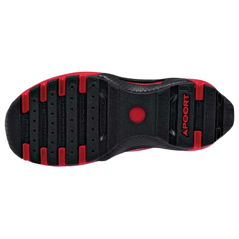 Apoort Tenis deportivo para joven rojo negro image number null