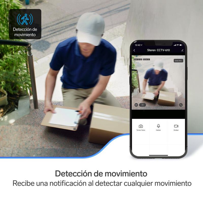 C&aacute;mara de seguridad 4G 2 Mpx robotizada con pan... image number null