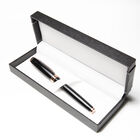 Pluma Bizzarro Negro Con Rose Gold-tinta Azul Gua-pl-398r