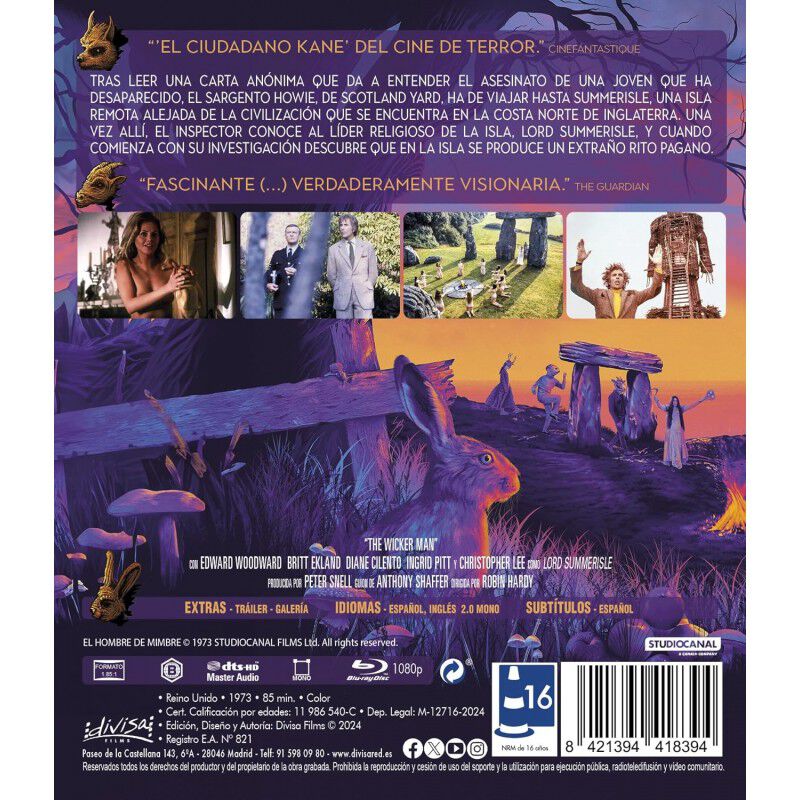 El hombre de mimbre [Blu-Ray] (1973) The Wicker... image number null