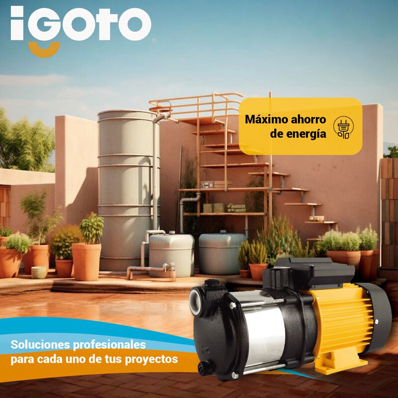 Bomba Centrifuga Multietapas 1.5hp Mh1800 Igoto... image number null