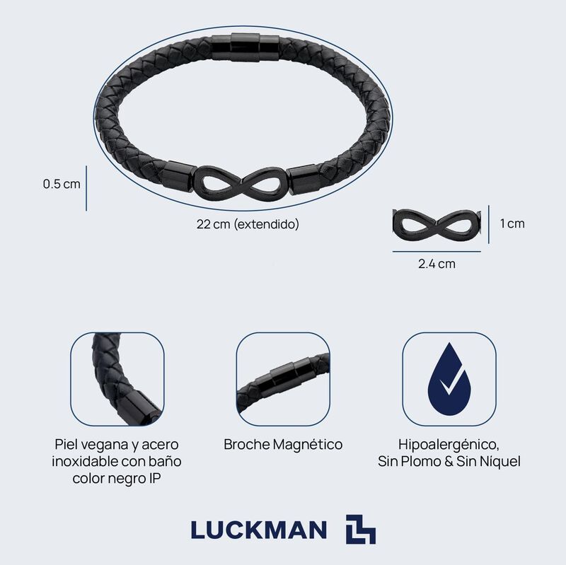 Pulsera Hombre, Brazalete Acero Inoxidable, Joy... image number null