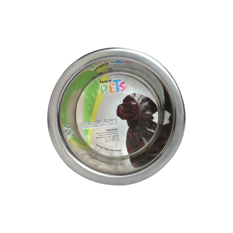 Fancy Pets Plato De Acero Para Perro Con Base A... image number null