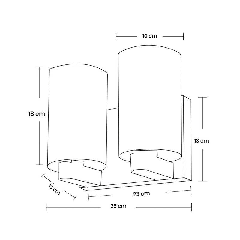 mil luces L&aacute;mpara de Pared  KORIS II image number null