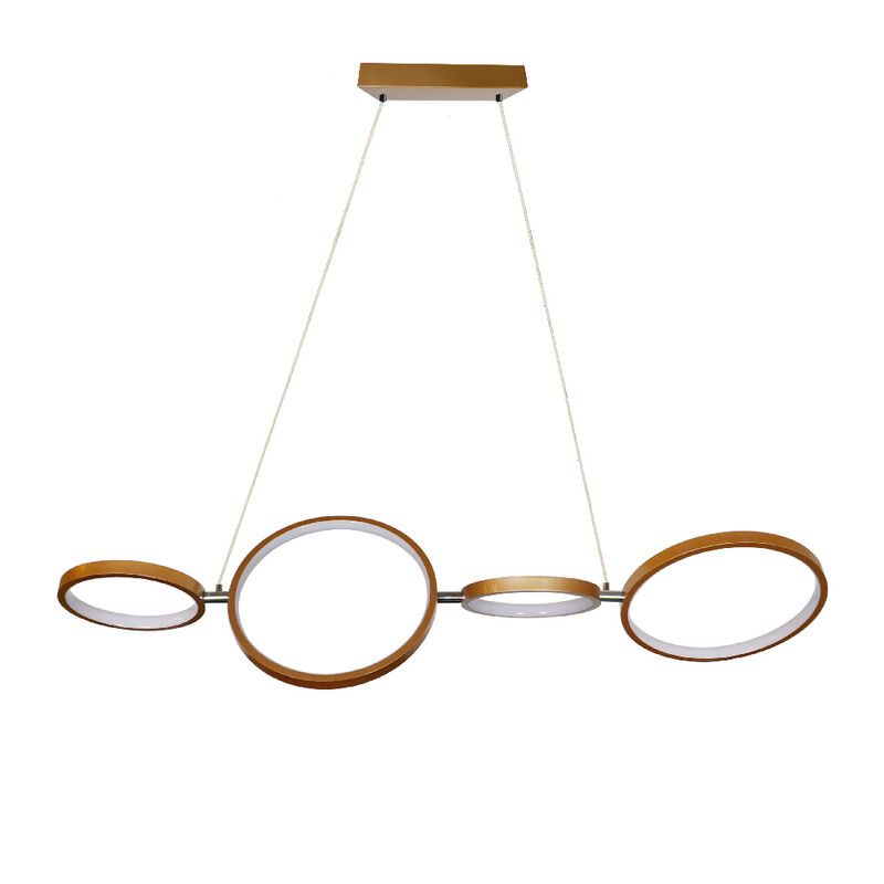 L&aacute;mpara Colgante LED 4 Anillos 33 W, 1.50 m de ... image number null