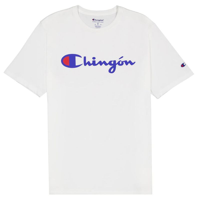 Playera Champion Chingon Script para Hombre image number null