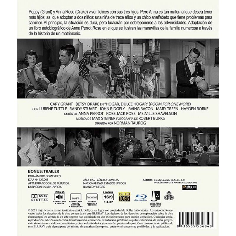 Hogar, Dulce Hogar [blu-ray] (1952) Room For On... image number null