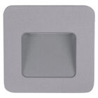 Lampara Empotrado En Muro Gris 2w Luz Suave Cálida Hled-907/