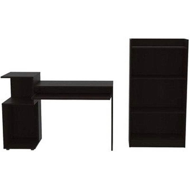 Combo Para Oficina Izan, Wengue, Incluye librer... image number null