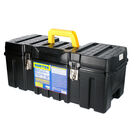 Caja portaherramientas pl&aacute;stica con broches met&aacute;licos 26" x 10" x 10" Surtek
