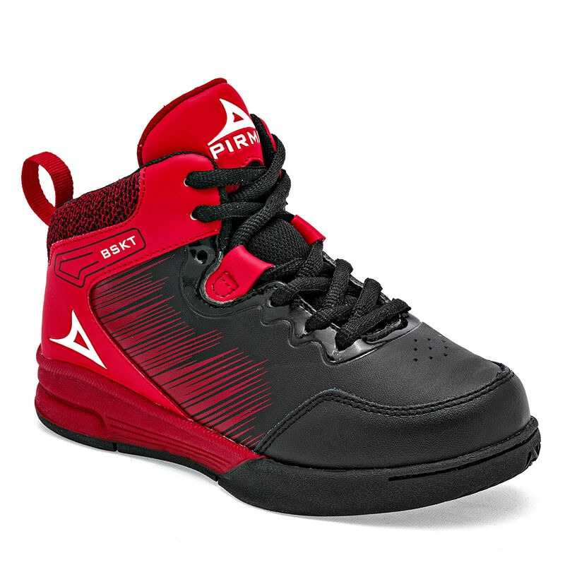 Pirma Tenis deportivo para ni&ntilde;o negro rojo image number null