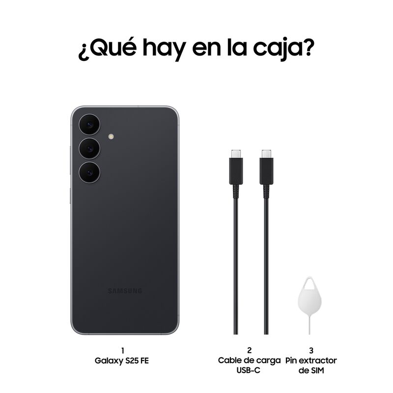 Samsung Galaxy S25 FE 8GB Jet Black 128GB image number null