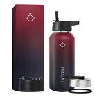 Termo de Acero Inoxidable con 3 tapas 31 Oz Morado Hidranur