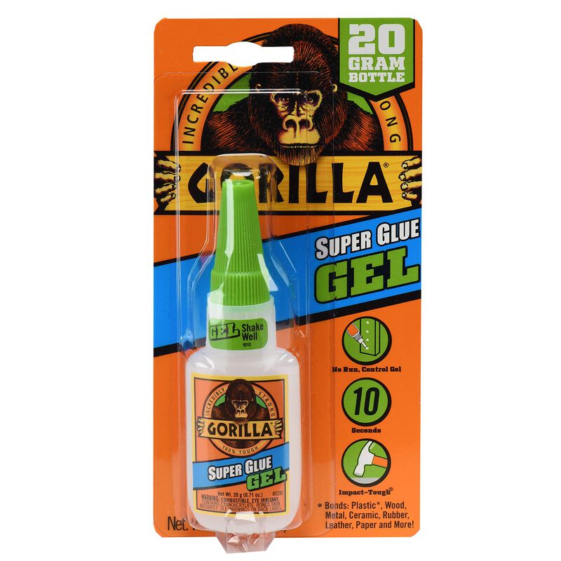 Gel Super Glue Gorilla, 20 G, Transparente, Paq... image number null