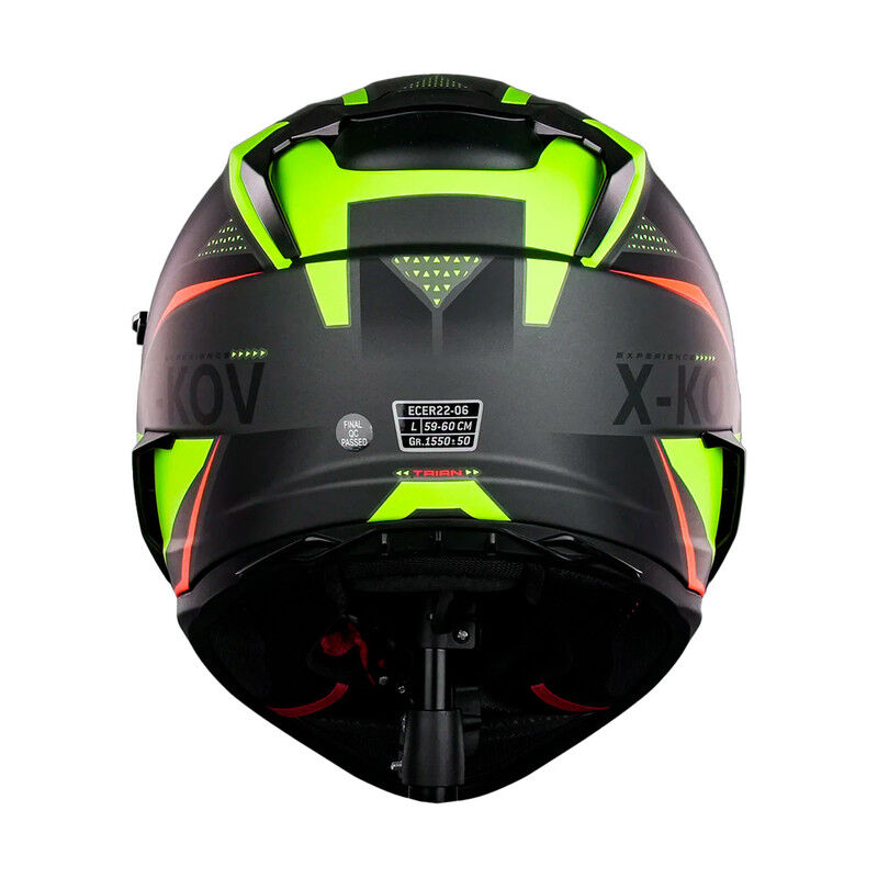 Casco X-kov Magneto Nitro Neon Amarillo image number null