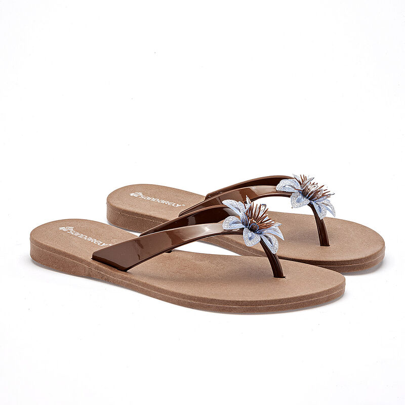 Sandarely sandalia piso para mujer caf&eacute; cod 140... image number null