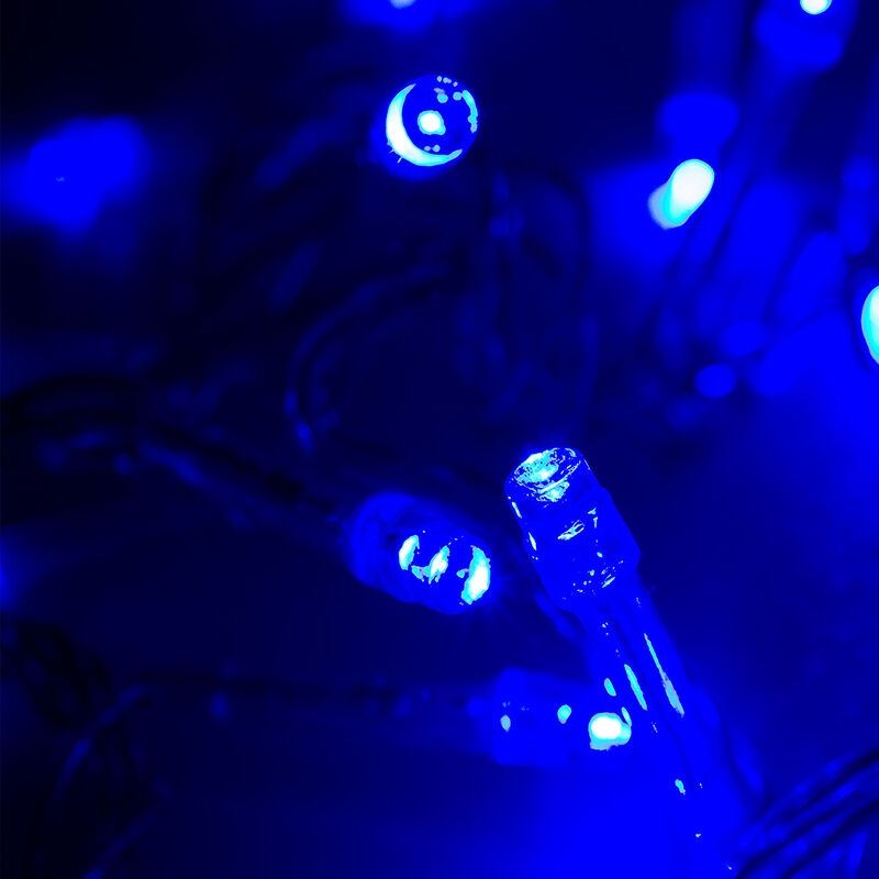 Serie Navide&ntilde;a 60 Led Luz Azul 8 Funciones 3 Mt... image number null