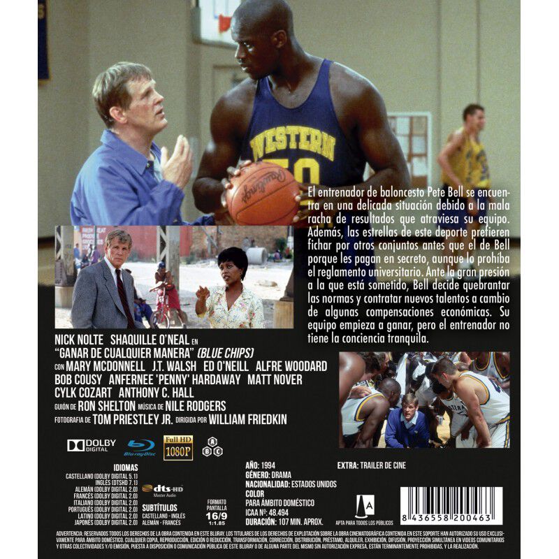 Ganar De Cualquier Manera [blu-ray ] (1994) Blu... image number null