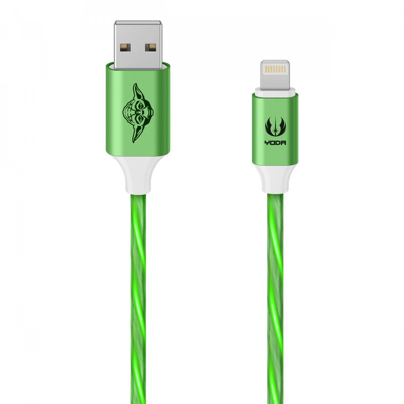 Cable USB a Lightning con luz LED Star Wars de ... image number null