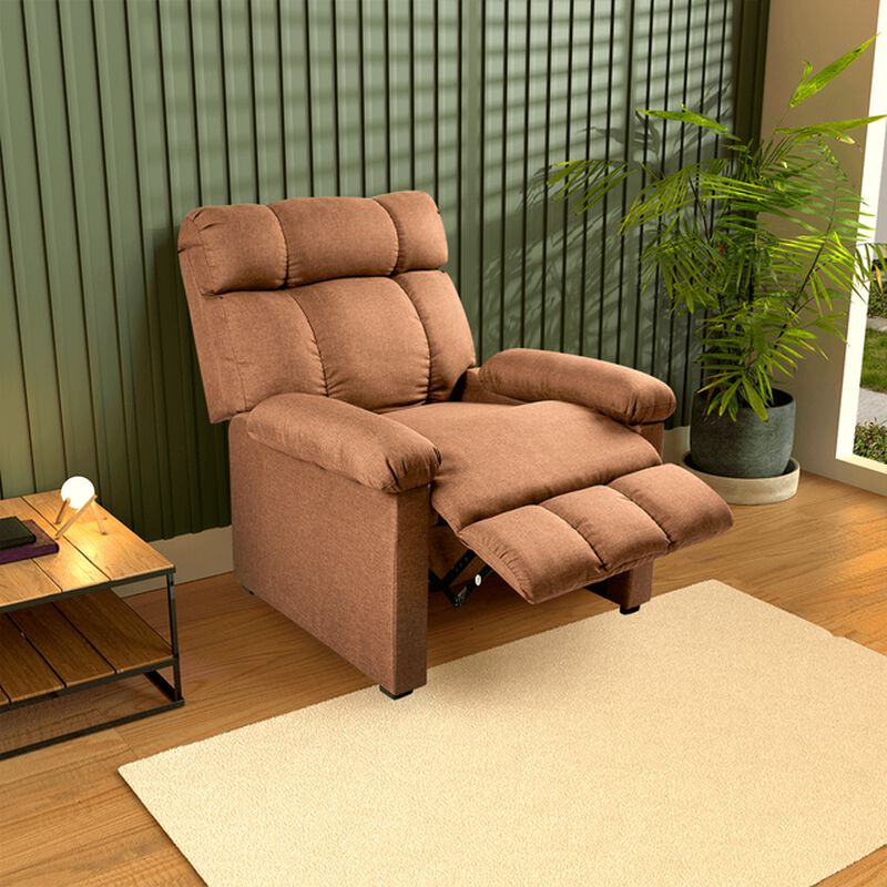Sofa Reclinable Plegable Caf&eacute; image number null