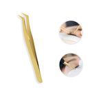 Pinza Dorada para Volumen de Pestañas N-04 Volumen Ruso