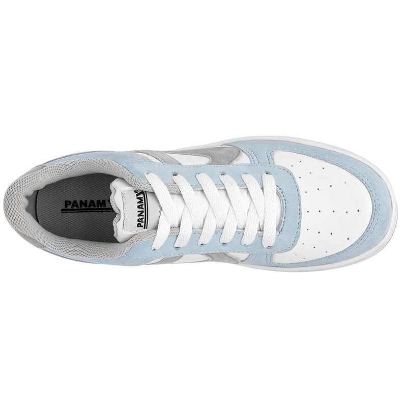 Panam Tenis urbano para joven blanco azul gris image number null