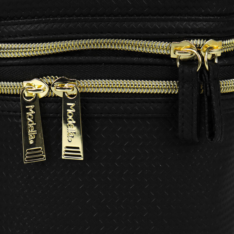 Cosmetiquera con 5 Pzas Negra image number null