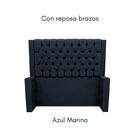Cabecera Landi King Size Azul Marino