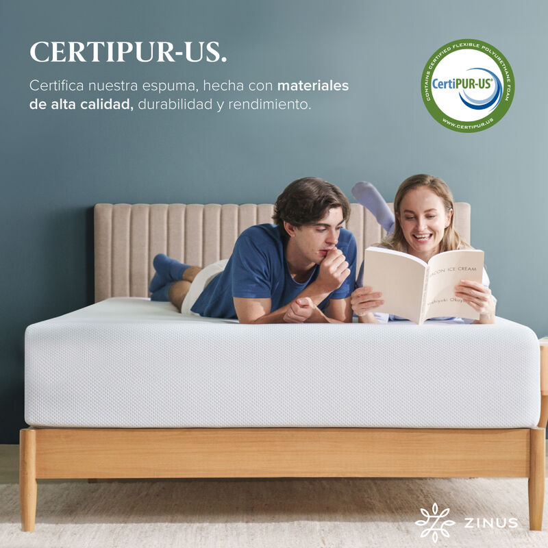 Zinus |  Colch&oacute;n King Memory Foam 20 Cm Sue&ntilde;o F... image number null