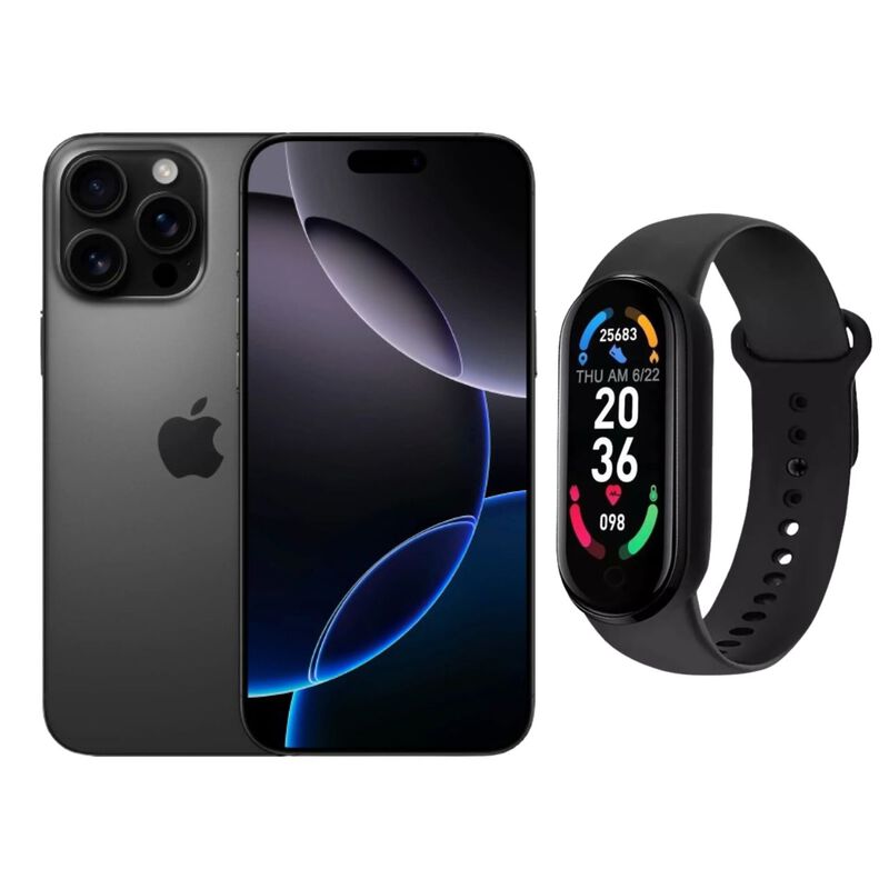 iPhone 16 Pro Max 256GB Negro CHIP Nuevo + Bras... image number null
