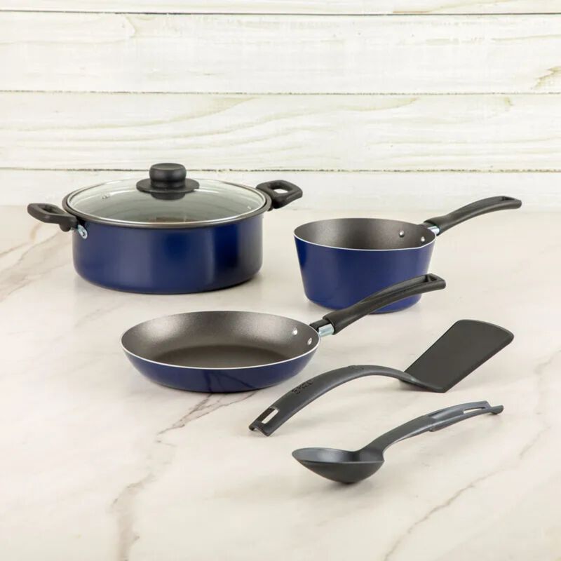 Bater&iacute;a  azul cl&aacute;sica 6 piezas marca ekco 18917... image number null