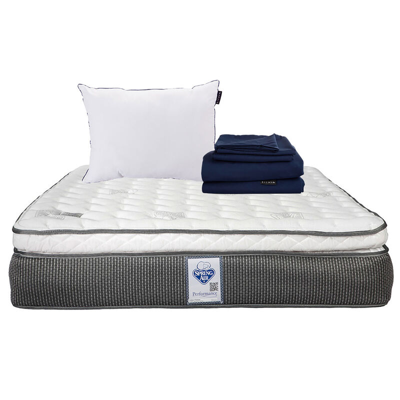 Colch&oacute;n Queen Size  Spring Air Phantom + Juego ... image number null
