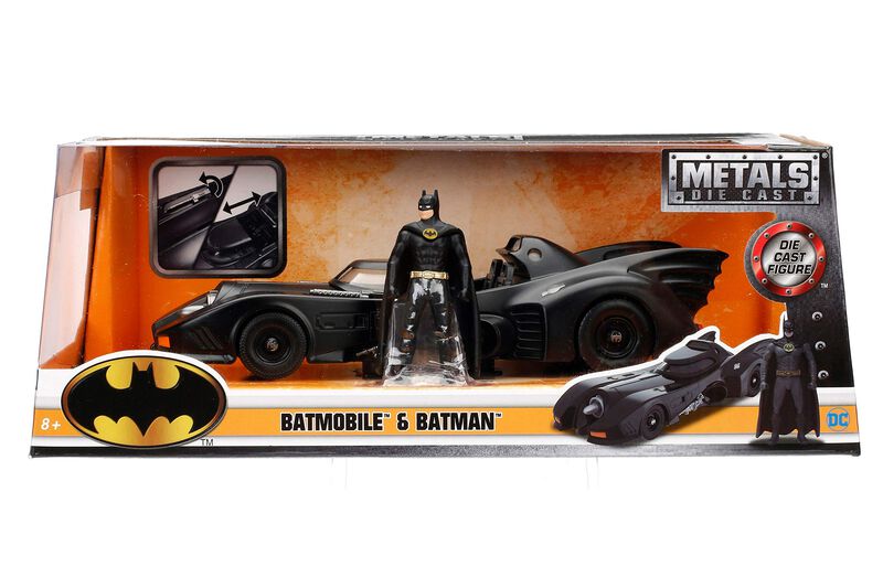 Batm&oacute;vil Batman1989 De Toy Jada Toys Con Batman... image number null