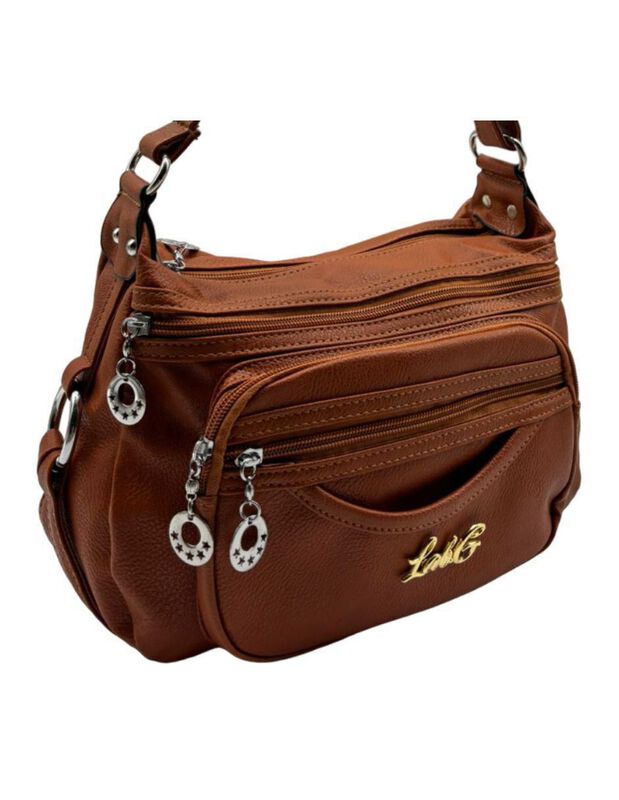 Bolsa Bandolera Pink Brule Universal De Cuero P... image number null